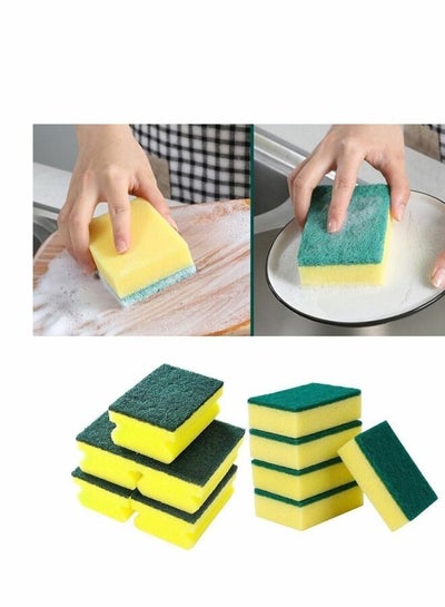 Pack of 10 Dishwashing Sponge Wipe Magic Cleaning Brush