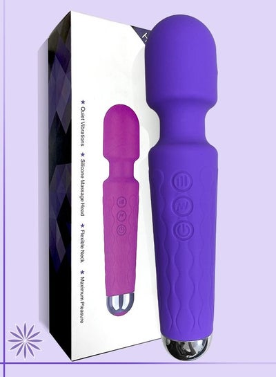 Waterproof Electric Handheld Massage Stick, USB Rechargeable Deep Tissue Muscle Relaxation Massager with 28 Different Modes