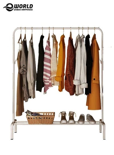 Single Pole Garment Clothes Hanger Organizer Freestanding Rack for Organizing Wardrobe