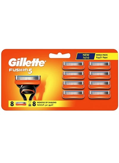 Gillette Fusion Men Blades X8 MEGA PACK