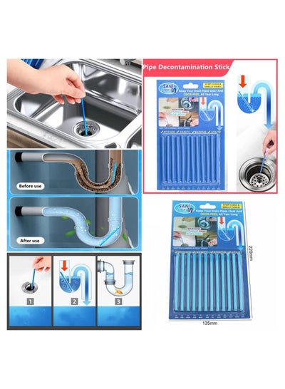 12-Piece Drain Cleaner Sewer Set