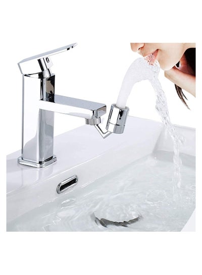 2 Piece Universal Splash Filter Faucet 720 Degree Rotating Moveable Kitchen Tap