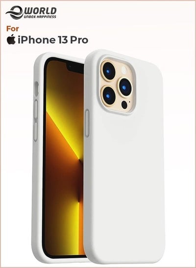 Apple iPhone 13 Pro Silicon Case Design Cover with Shockproof Bumper Anti-Scratch Fingerprint Drop Slim Thin 100% Coverage and Durability