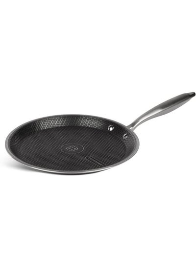 EDENBERG 28cm Crepe Fry Pan | Crepe frying pan | Crepe fryer pan | Crepe fryer | Non-stick Honey Comb Interior Crepe frying pan