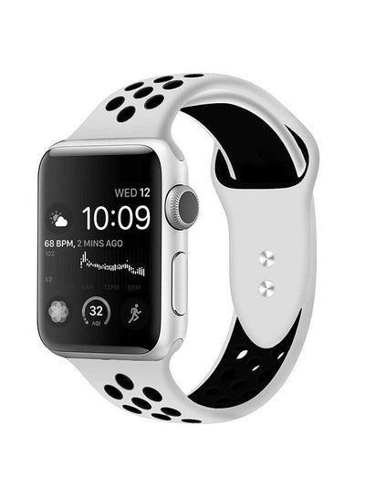 Breathable Silicone Sports Replacement Band for Apple Watch Series 4/5/6/7/SE 42/44/45mm