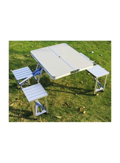 Camping folding table with Four seats, for outdoor and indoor use