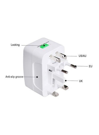 All in One Universal Travel Adapter Plug USB AU US UK EU Converter Socket Plug Adapter