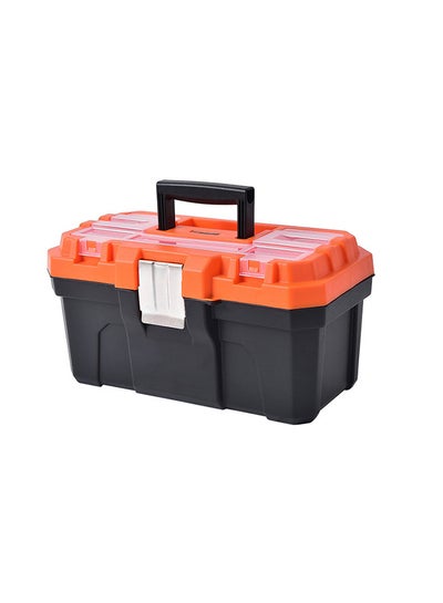 Plastic Tool Box Black/Orange 40x22.5x20.7cm