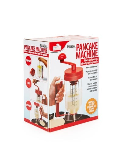 Manual Pancake Machine Red/Clear