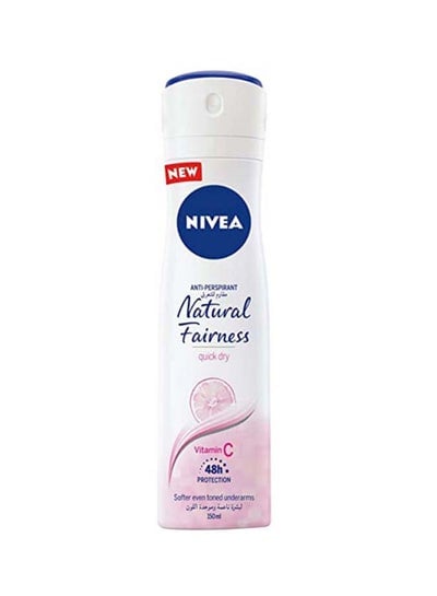 Natural Fairness Deodorant Spray White/Pink 150ml