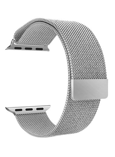Stainless Steel Mesh Loop Replacement Wrist Band strap For Apple Watch 38mm Silver