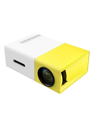 YG-300 LCD Mini Portable Projector With USB SD AV HDMI YG-300 Yellow