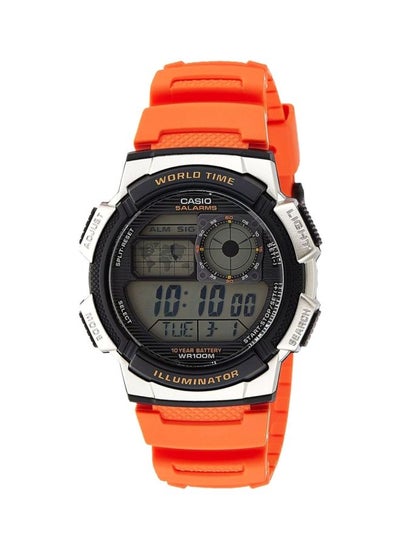 Men's Resin Digital Watch AE-1000W-4BVDF - 44 mm - Orange