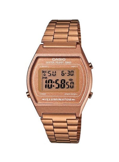 Women's Water Resistant Stainless Steel Digital Watch B640WC-5ADF - 39 mm - Rose Gold