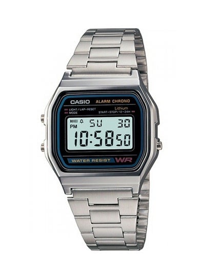 Men's Formal Digital Watch A158WA - 33 mm - Silver