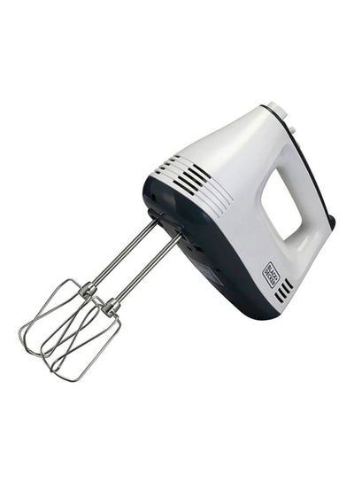 Hand Mixer With 5 Speed Turbo Function 300 W M350-B5 White/Silver/Black