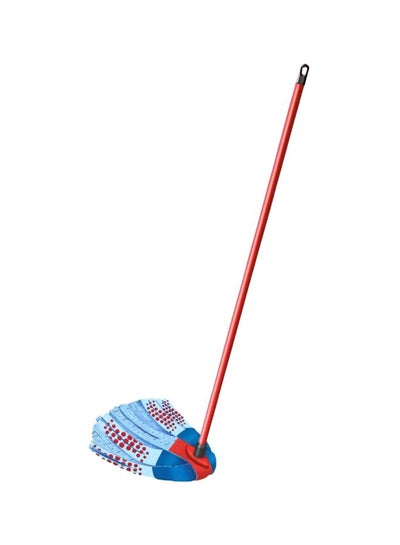 Supermocio 3-Action Cleaning Mop With Stick Red/Blue