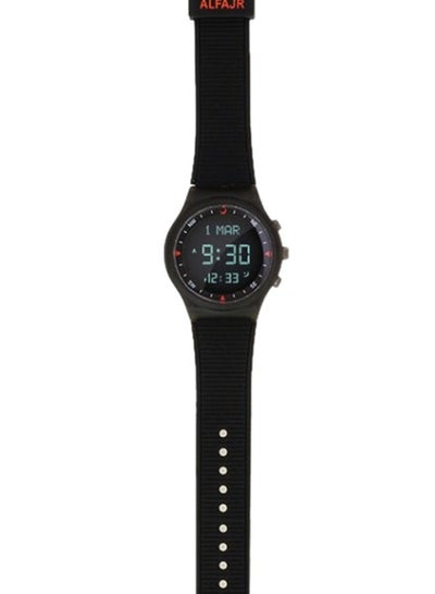 Boys' Water Resistant Digital Watch WY-16 - 38 mm - Black