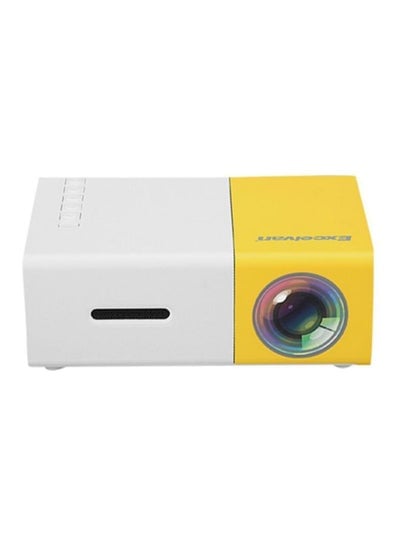 Full HD LED Projector 600 Lumens - US Plug HQ-NO3692301 White/Yellow