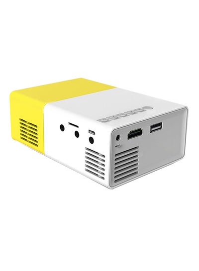 Full HD LCD Projector 600 Lumens - UK Plug YG 300 Yellow/White