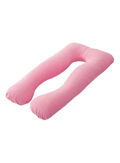 U Shape Comfortable Maternity Pillow Cotton Pink