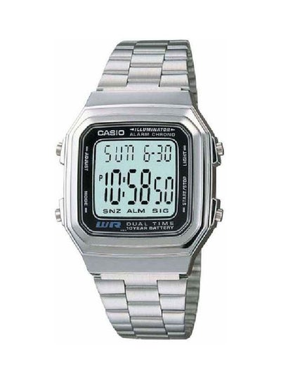 Men's Classic Digital Watch A178wa-1Av - 34 mm - Silver