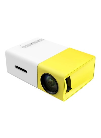 QVGA LCD Projector 600 Lumens - US Plug YG-300 White/Yellow