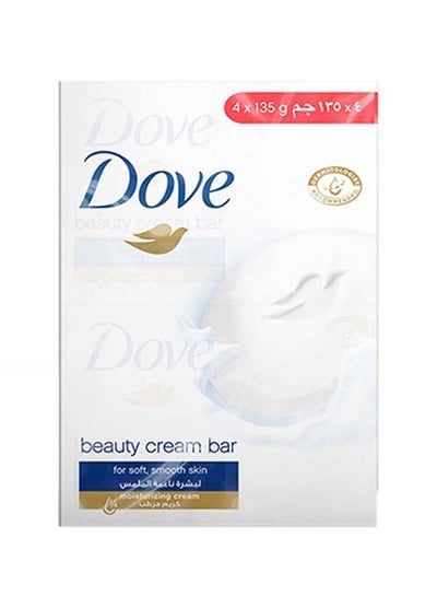 Moisturising Beauty Cream Bar Soap For All Skin Type Pack of 4 135g