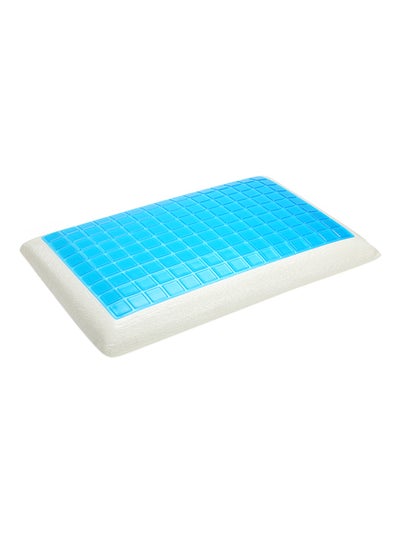 Memory Foam Pillow Blue/White