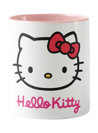 Hello Kitty Printed Mug White & Pink 11ounce