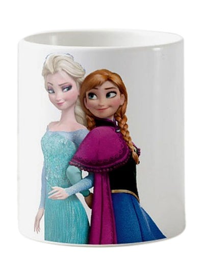 Elsa And Anna Frozen Mug White 11ounce