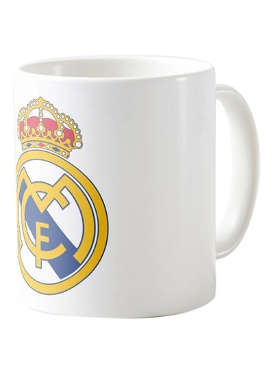 Printed Real Madrid FC Mug White 11ounce