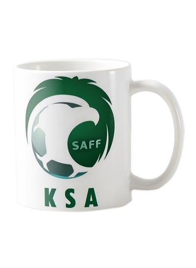 Printed SAFF Saudi Arabia  FC Mug White/Green 11ounce