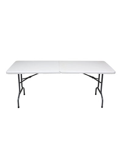 Portable Plastic Folding Table White 1832 x 76 x 70centimeter