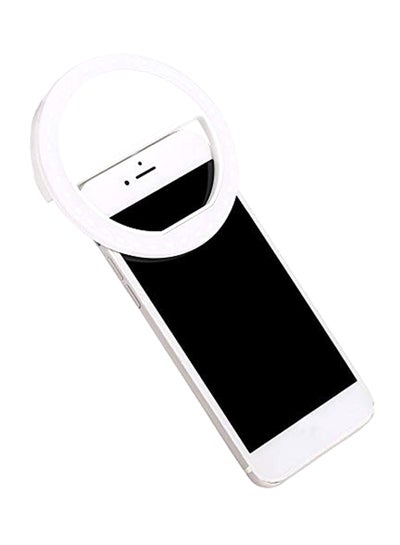 SG-11 Mini Rechargeable Phone LED Selfie Lamp Ring Light White