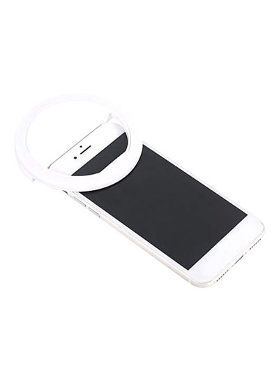 SG-11 Mini Rechargeable Phone LED Selfie Lamp Ring Light White