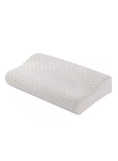 Neck Rebound Memory Foam Pillow White Free Size