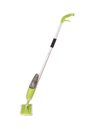 Spray Mop With Microfiber Cleaning Pad Green/White/Silver