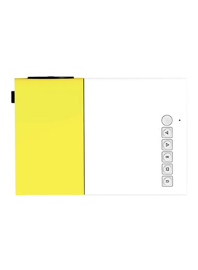 Full HD LCD Projector 400-600 Lumens - EU Plug 1779327 Yellow/White