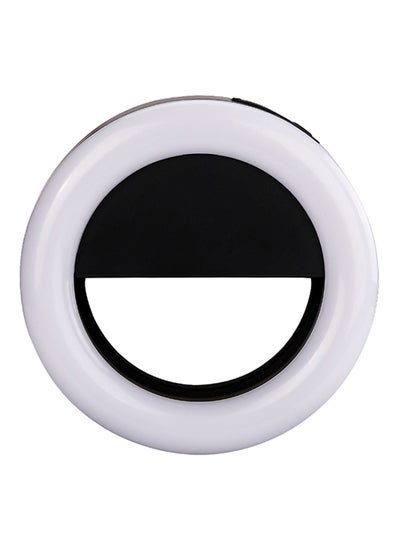Rechargeable 36-LED Selfie Ring Light Black/White
