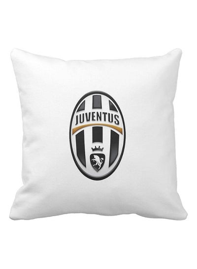 Juventus FC Printed Pillow White/Black 40x40centimeter