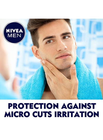 MEN DEEP Clean Shave Shaving Gel, Antibacterial Black Carbon 200ml