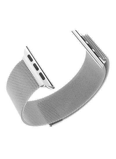 Replacement Stainless Steel Band For Apple Watch Series 3/2/1 Silver