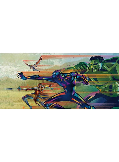 Team Wakanda Poster For Avengers Infinity War Fandango Poster Wall Art Canvas Print Multicolour 50x23x3.5centimeter