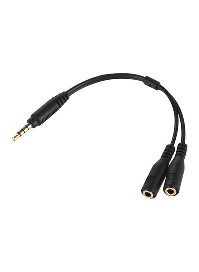 3.5mm Microphone Adapter Cable Black