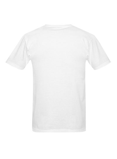Manchester United FC Design Short Sleeve T-Shirt White