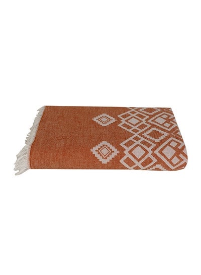 Sara Peshtamal Bed Cover Cotton Orange 200x230centimeter