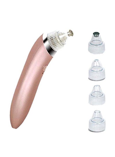 4-In-1 Blackhead Remover Device Rose Gold/Clear