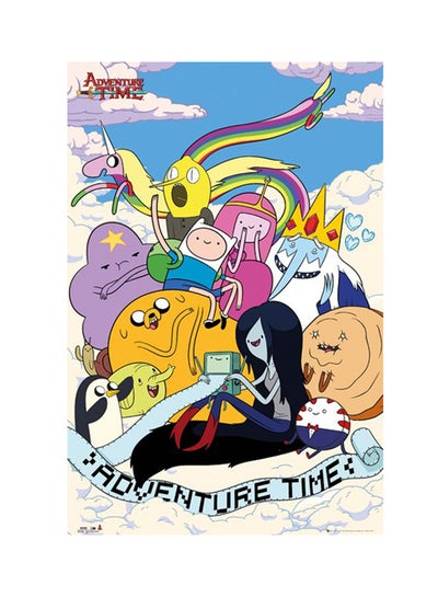 Adventure Time Poster Multicolour 91.5centimeter