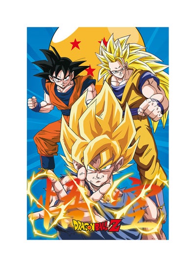 Dragon Ball Z Poster Multicolour 91.5centimeter